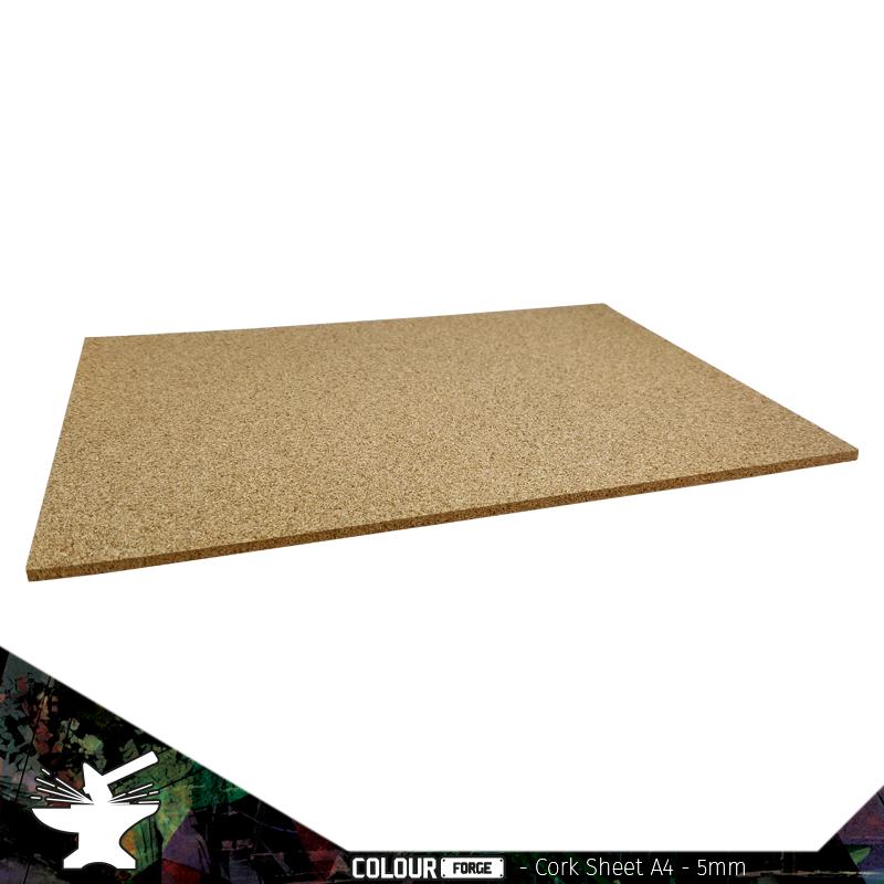 COLOUR FORGE: Cork Sheet 5mm A4