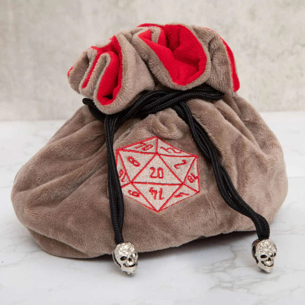 Super Soft Dice Bags - Brown