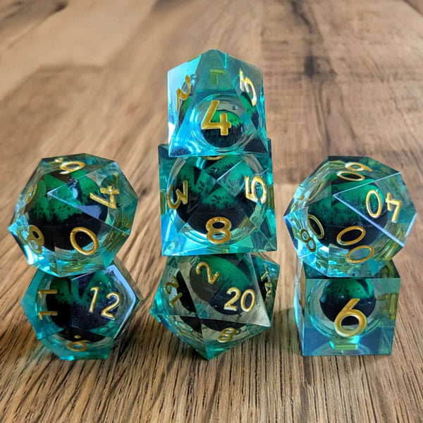 Dragon Eye Rolling Dice - Green