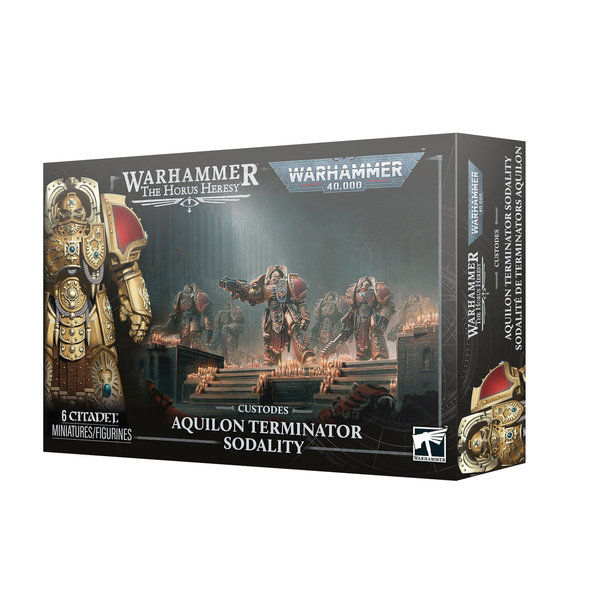 CUSTODES: AQUILON TERMINATOR SODALITY Pre-orders ship on or after launch day 17/10/2026