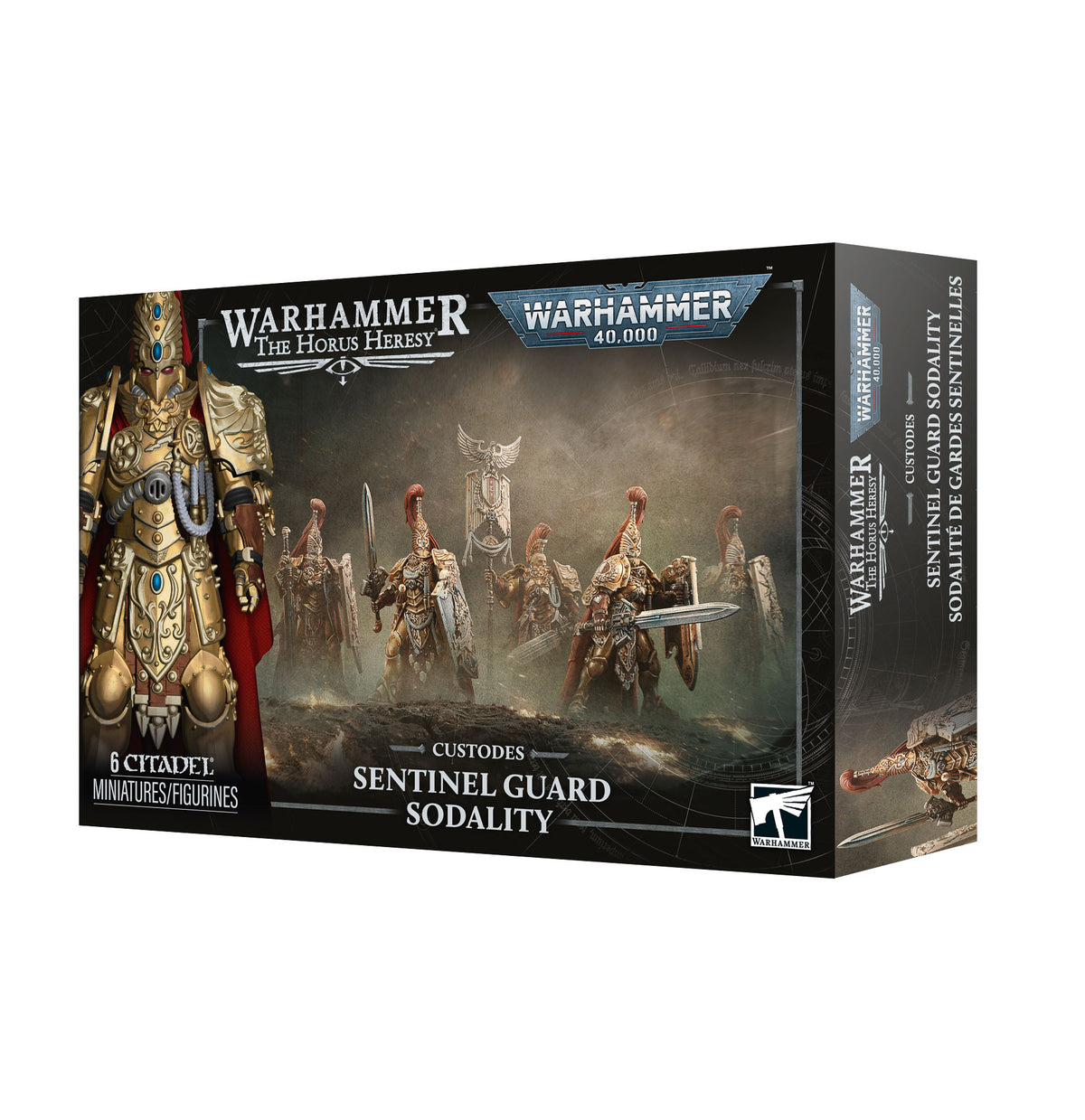 CUSTODES: SENTINEL GUARD SODALITY Pre-orders ship on or after launch day 17/10/2026
