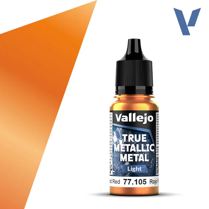 Vallejo True Metallic Metal: Forged Red (Light)