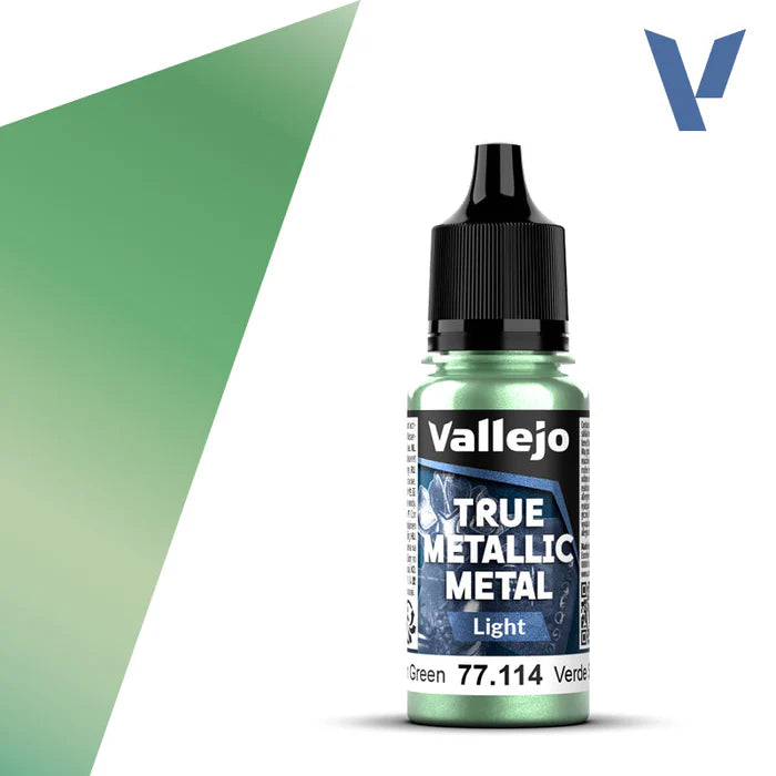 Vallejo True Metallic Metal: Dusken Green (Light)