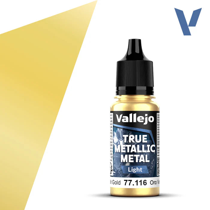 Vallejo True Metallic Metal: Greenish Gold (Light)