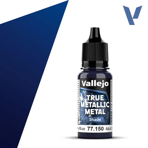 Vallejo True Metallic Metal: Ultramarine Blue (Shade)