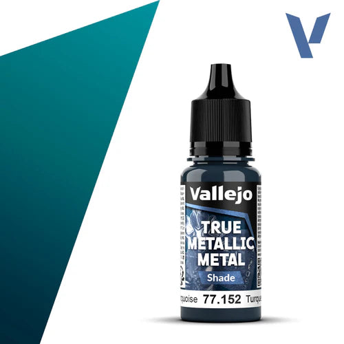 Vallejo True Metallic Metal: Hydra Turquoise (Shade)