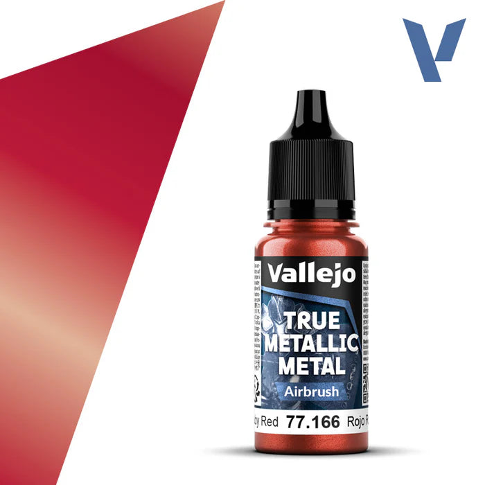 Vallejo True Metallic Metal: Ruby Red (Airbrush)