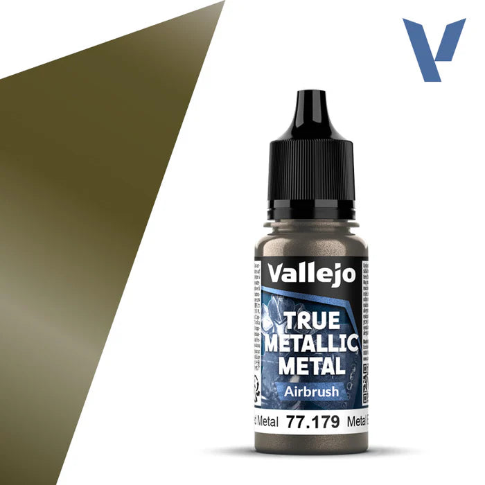Vallejo True Metallic Metal: Aged Metal (Airbrush)